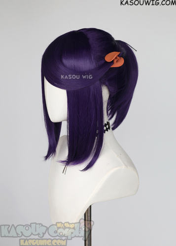 S-3 / SP37 Indigo Purple ponytail base wig with long bangs