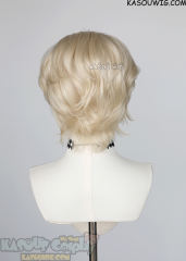 Alien Stage Luka short platinum blonde middle parted curly wig