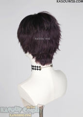 Love and Deepspace Rafayel deep purple short wavy wig
