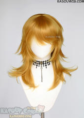 M-3 KA013 Light Golden 52cm long layered choppy wig