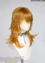 M-3 KA013 Light Golden 52cm long layered choppy wig