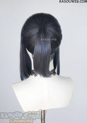 S-3 / SP29 bluish gray ponytail base wig with long bangs.