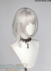 Zenless Zone Zero Anby siver side-parted bob wig