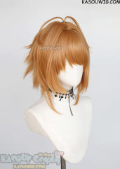 Cardcaptor Sakura Clear Card Kinomoto Sakura pre-styled short golden orange wig