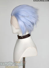 Lace Front>>> Light Periwinkle all back spiky wig LFS-1/KA054
