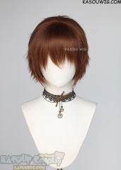 S-1 / KA026>>31cm / 12.2" short Walnut Brown layered wig, easy to style