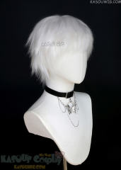 The Summer Hikaru Died Hikaru snow white short spiky wig