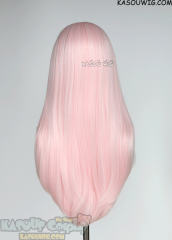 L-2 / SP34 Pale Pink 75cm long straight wig