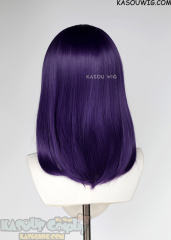 Lace Front>> Indigo Purple middle part medium length wig LFM-1/SP37