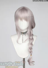 The Hundred Line-Last Defense Academy Nozomi Kirifuji / Karua Kashimiya long wavy pale pink wig