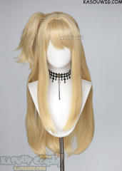 Fairy Tail Lucy Heartfilia 80cm long straight wig with a short ponytail