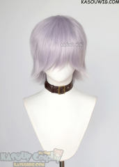 KPop Demon Hunters Mystery Saja short silver lilac wig with long bangs