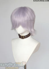 KPop Demon Hunters Mystery Saja short silver lilac wig with long bangs