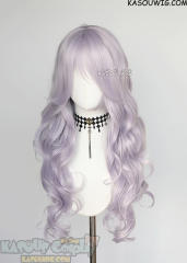 L-3 / SP38 silver lilac long layers loose waves wig