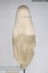 L-4 SP17 100cm/39.5" long straight versatile Light Cream Blonde wig