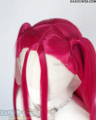 Lace Front>> Mira 100cm long ponytails pink wig