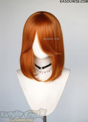 M-1/ KA021 burnt orange bob cosplay wig. shouder length
