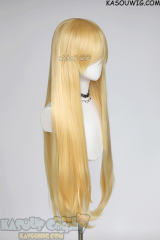 L-4 SP01 100cm/39.5" long straight versatile Pastel Yellow wig