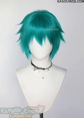 Your Turn To Die YTTD Sou Hiyori /Shin Tsukimi short teal layered wig