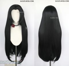 【Ships in 24 hours】Vanitas no Carte Dominique de Sade / Kimetsu no Yaiba Demon Slayer Kanae Kocho 90cm long black wig