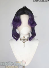 【Ships in 24 hours】Lace Front>> Kimetsu no Yaiba Demon Slayer Shinobu Kocho black purple wig