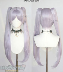 【Ships in 24 hours】Sousou no Frieren Frieren silver lilac 83cm clip-on ponytails wig