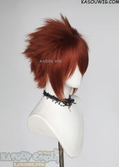S-5 KA022 31cm/12.2" short copper penny spiky layered wig