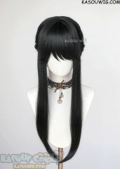 【Ships in 24 hours】Spy x Family Yor Forger pre-styled braided updo greenish black wig