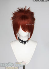 S-5 KA022 31cm/12.2" short copper penny spiky layered wig