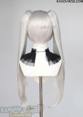 Sousou no Frieren Frieren silver white 83cm clip-on ponytails wig KA002