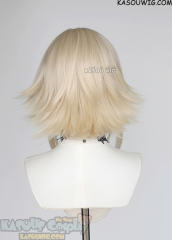 Gachiakuta Eishia short cream blonde flippy blonde wig