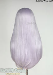 L-2 / SP38 Silver Lilac 75cm long straight wig