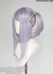 M-2/ SP38┇50CM / 19.7" Silver Lilac pigtail base wig with long bangs