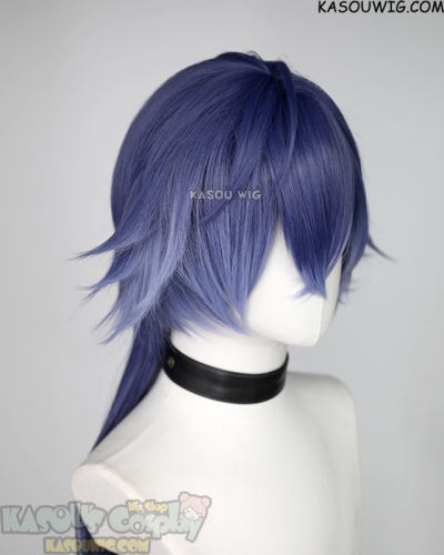 Genshin Impact Flins 95cm long blue ombre wig