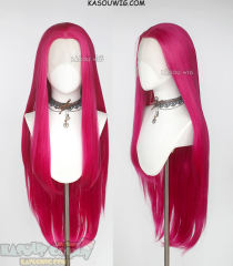 Lace Front>> KPop Demon Hunters Mira 100cm long straight pink wig