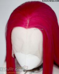 Lace Front>> KPop Demon Hunters Mira 100cm long straight pink wig