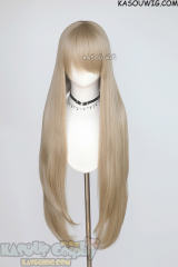 L-4 SP11 100cm/39.5" long straight versatile Beige Blonde wig
