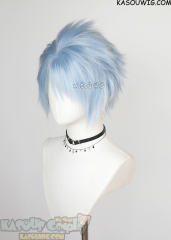 NANA Shinichi Okazaki / S-5 short layered icy blue spiky wig