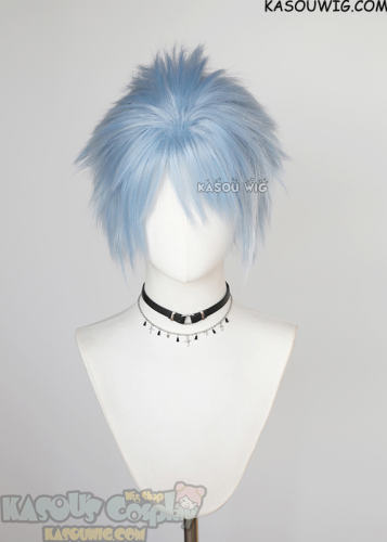 NANA Shinichi Okazaki / S-5 short layered icy blue spiky wig