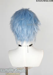 NANA Shinichi Okazaki / S-5 short layered icy blue spiky wig