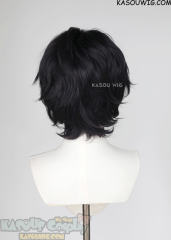 Witch Hat Atelier Agott blackish purple curly cosplay wig