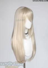 L-2 / KA006A Platinum Blonde 75cm long straight wig
