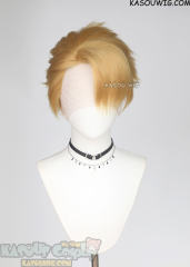 Lace Front>> Yomi no Tsugai Yuru blonde short spiky cosplay wig