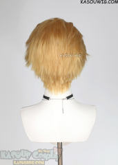 Lace Front>> Yomi no Tsugai Yuru blonde short spiky cosplay wig