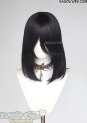 M-1/ SP31 Deep Purple shoulder-length bob wig
