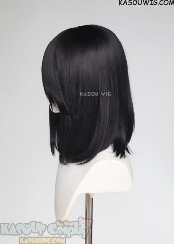 M-1/ SP31 Deep Purple shoulder-length bob wig