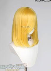 M-1/ SP35 Bright Yellow shoulder- length bob wig