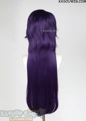 TFC Jester 90cm long side-parted purple straight cosplay wig