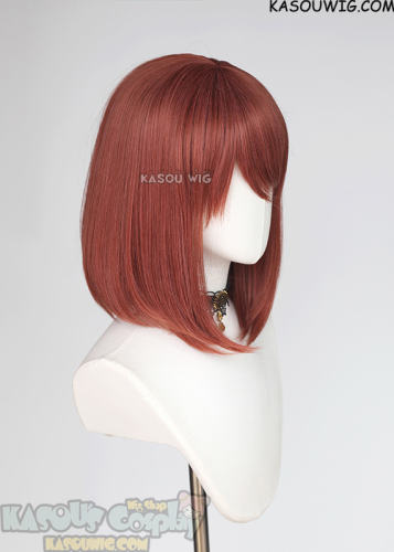 Smoking Behind the Supermarket with You Yamada pinkish brown shoulder-length bob cosplay wig