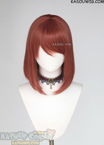 Smoking Behind the Supermarket with You Yamada pinkish brown shoulder-length bob cosplay wig